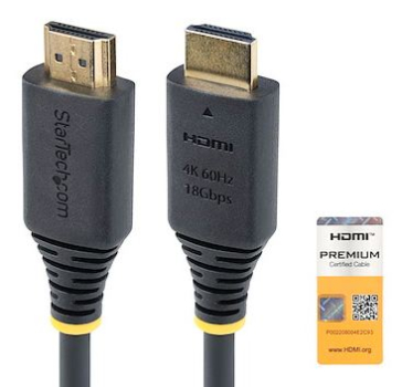 StarTech.com HDMI2-CABLE-4K60-1M