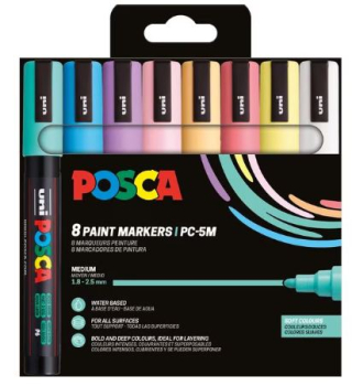 Uni PC-5M 8P SET SOFT COLOR