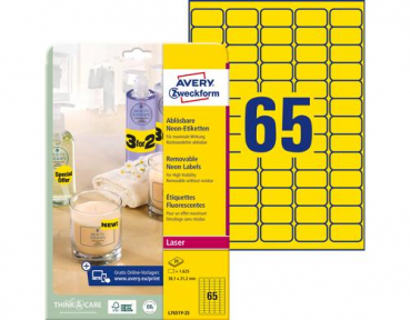 Avery Zweckform L7651Y-25